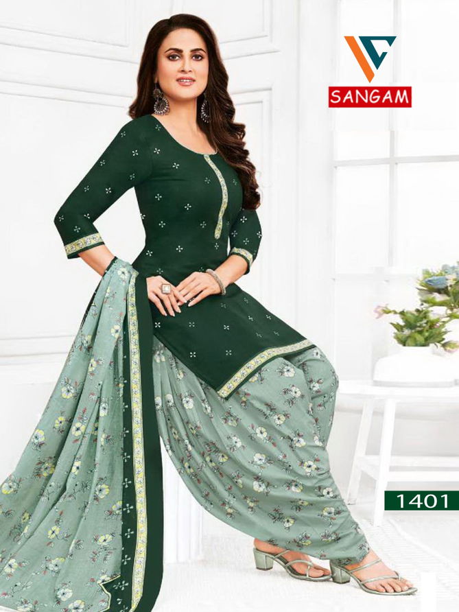 Sangam Vol 14 By Vandana Daily Wear Cotton Dress Material Wholesale Price In Surat
 